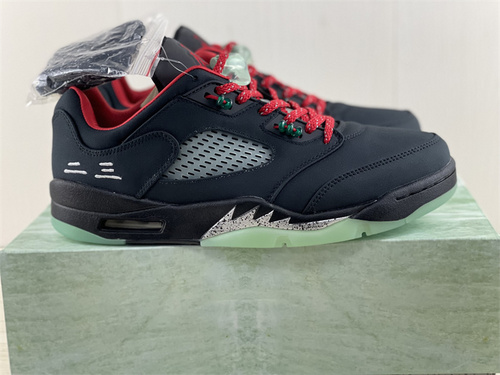 Pure original version_ AJ5 low gang_ Edison Guan alliance_ black and red color matching_ the item DM4640 036. full code shipment 40--47.5-780e434a